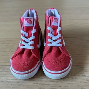 Vans toddler girl glitter sneakers